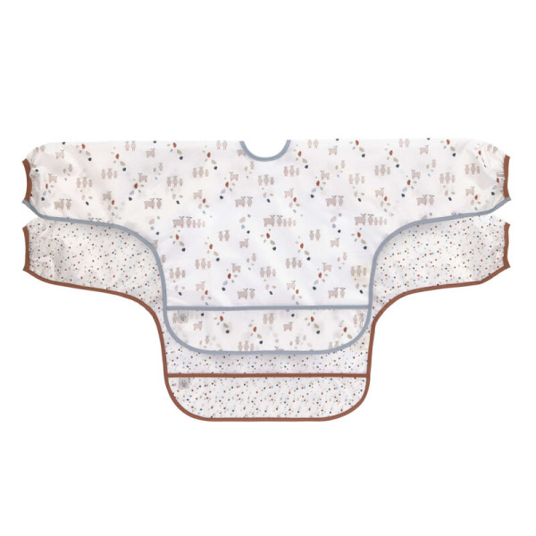 Lässig Long Sleeve Bib 2pcs