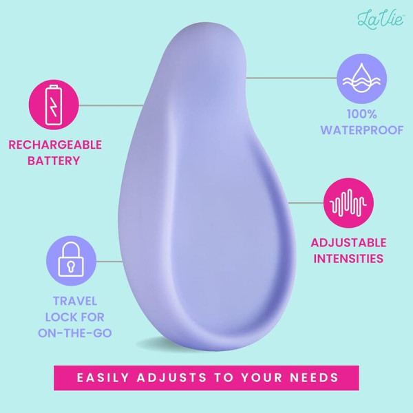 Lavie Warming Lactation Massager - Periwinkle
