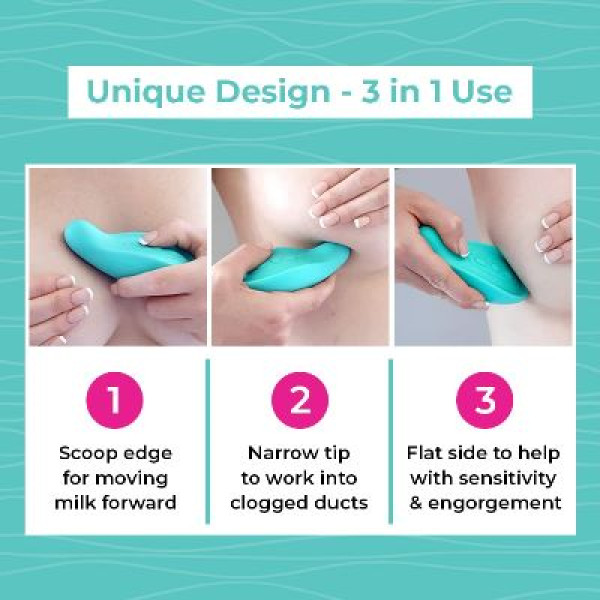 Lavie Lactation Massager - Teal