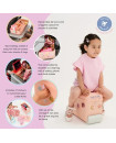 Little Rolla Ride-On Suitcase Dusty Pink