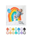 Lulujo Baby First Year Blanket and Card Set - A Dream Come True