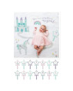 Lulujo Baby First Year Blanket and Card Set - Something Magical