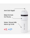 Milk+Water Insulated  Bottle Medium Flow (3M+) 9oz Arctic White