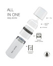 Milk+Water Insulated  Bottle Medium Flow (3M+) 9oz Arctic White