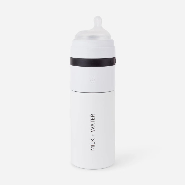 Milk+Water Insulated  Bottle Fast Flow (6M+) 9oz Arctic White