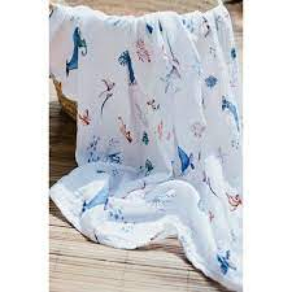 Malabar Baby Organic Swaddle Hamsa