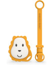 Matchstick Monkey Flat Face Teether & Clip- Lion and Giraffe
