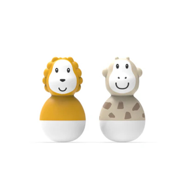 Matchstick Monkey Bathtime Wobbler - Lion/Giraffe