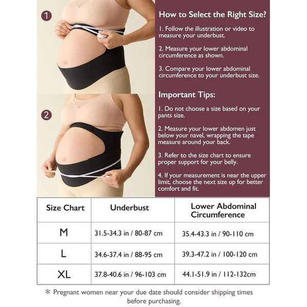 Momcozy Maternity Belt Black