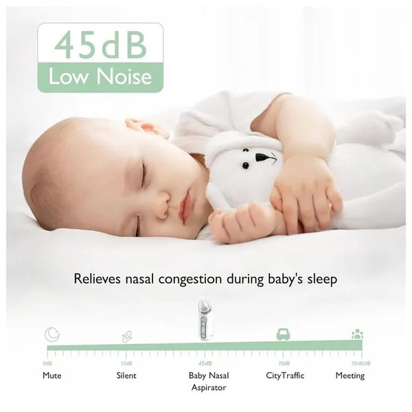 Momcozy Baby Nasal Aspirator with Light and Music