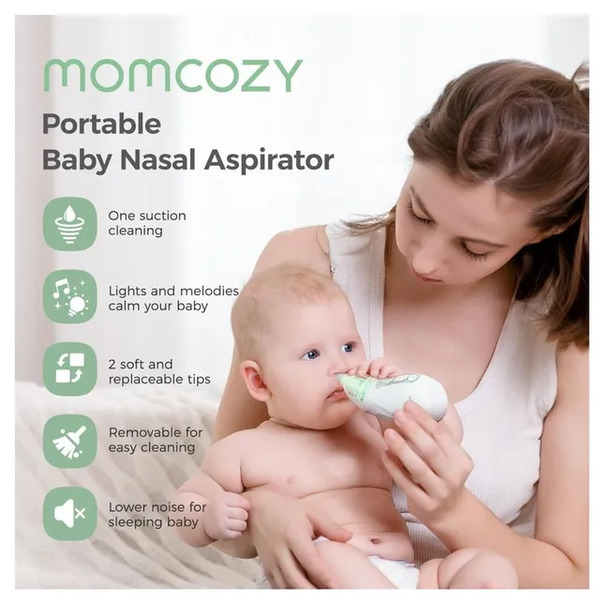 Momcozy Baby Nasal Aspirator with Light and Music