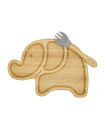 Milk It Baby Bamboo Elephant Suction-Plate and Fork Set
