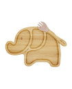 Milk It Baby Bamboo Elephant Suction-Plate and Fork Set