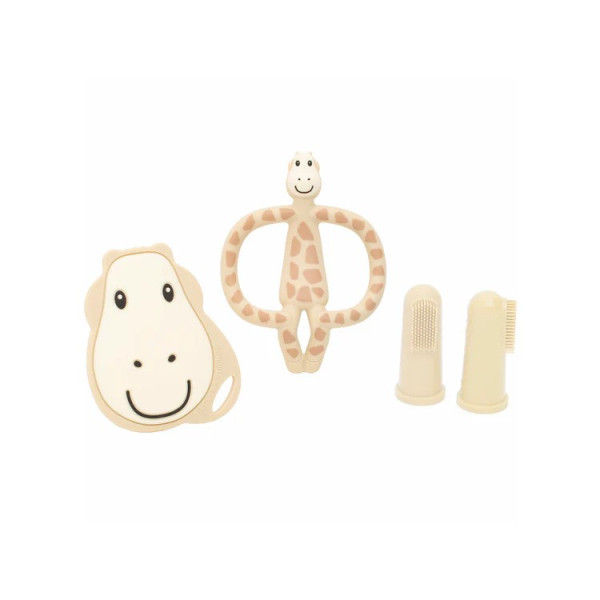Matchstick Monkey Teething Starter Set - Lion and Giraffe
