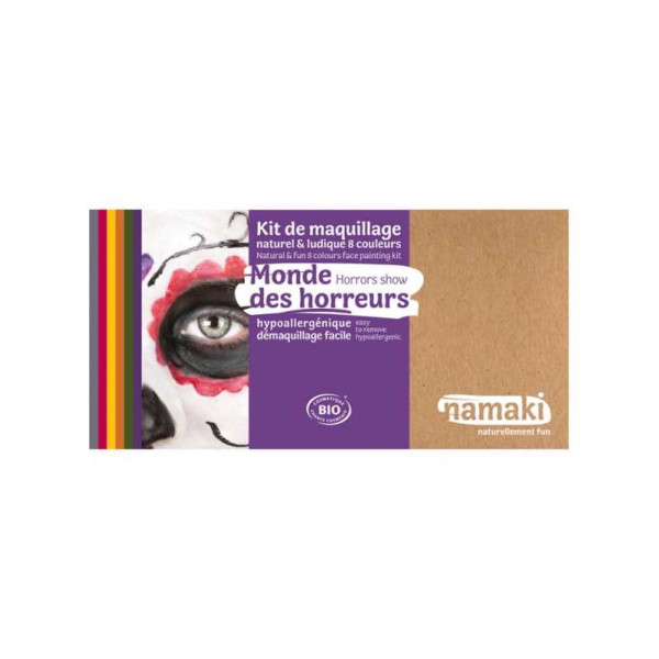 Namaki Horrors Show 8-Color Face Painting Kit