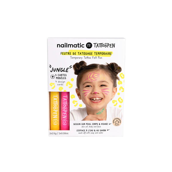 Nailmatic Kids TattooPen Set - Jungle