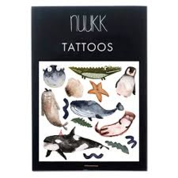 Nuuk Kids Organic Vegan Tattoos |I Can Swim