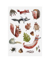 Nuuk Kids Organic Vegan Tattoos |Autumn Forest