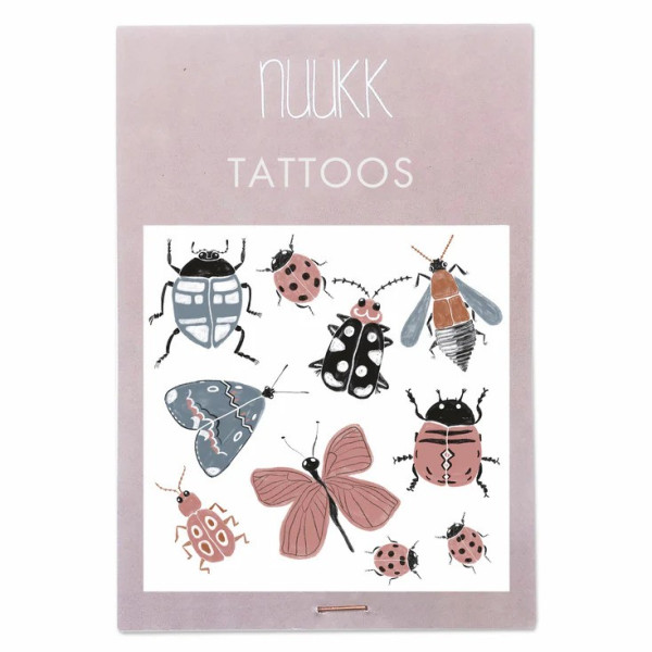 Nuuk Kids Organic Vegan Tattoos |Beetles