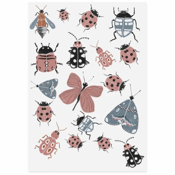 Nuuk Kids Organic Vegan Tattoos |Beetles
