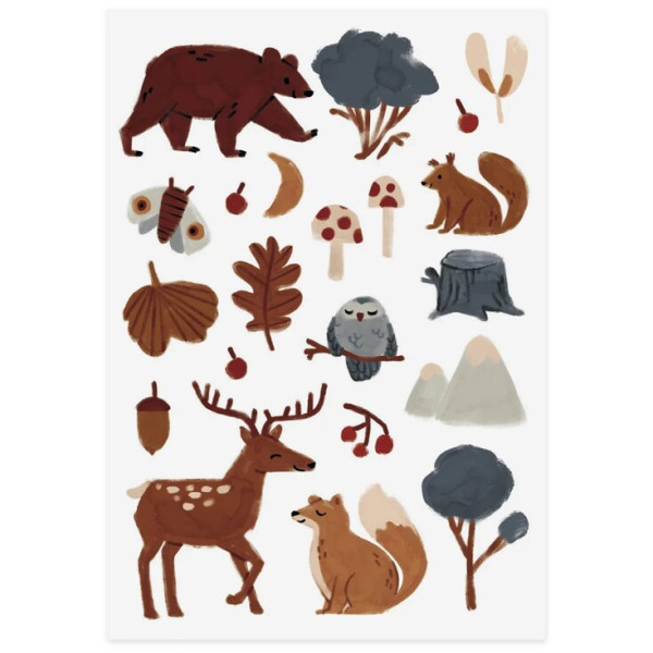 Nuuk Kids Organic Vegan Tattoos |Black Forest
