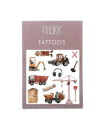 Nuuk Kids Organic Vegan Tattoos |Construction