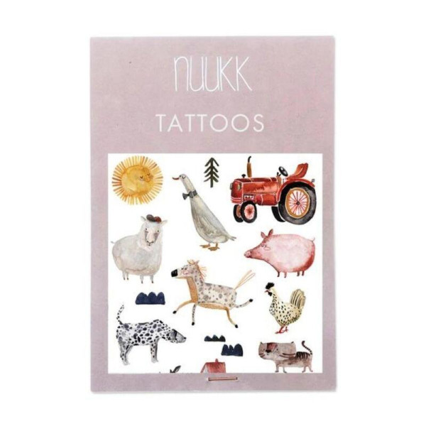 Nuuk Kids Organic Vegan Tattoos |Farm