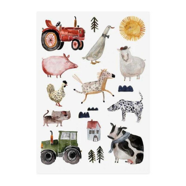 Nuuk Kids Organic Vegan Tattoos |Farm