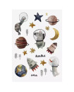 Nuuk Kids Organic Vegan Tattoos |Space Lovers