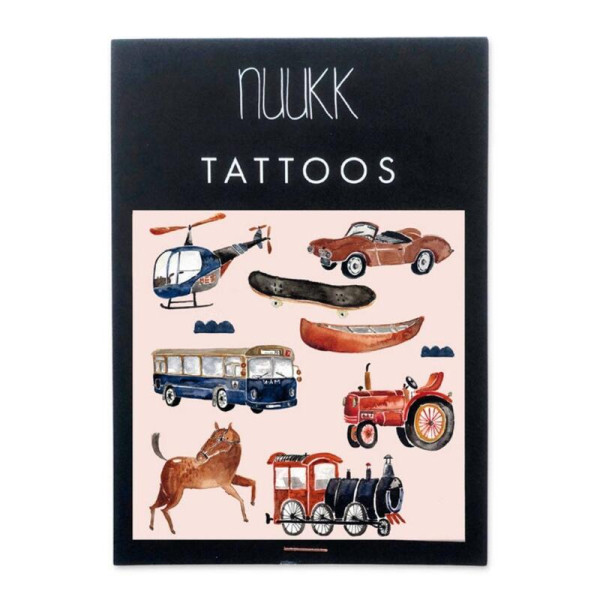 Nuuk Kids Organic Vegan Tattoos |Transport