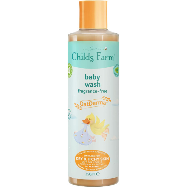 Childs Farm Baby Wash OatDerma 250ml - Fragrance-Free