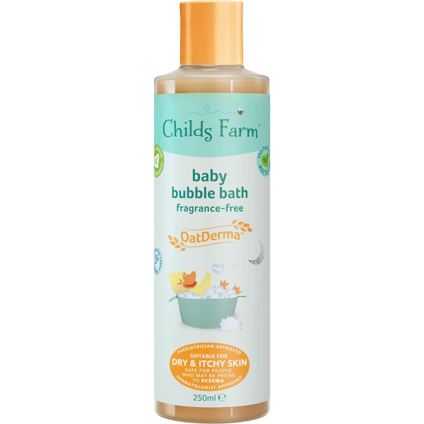 Childs Farm Baby Bubble Bath OatDerma 250ml - Fragrance-Free