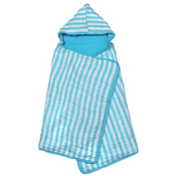 Green Sprout Muslin Hooded Towel