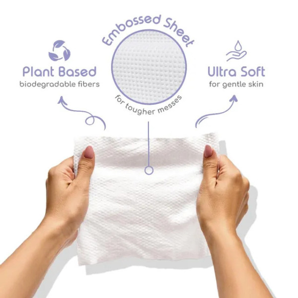 Pureborn Pure Moisture Wipes 60wipes