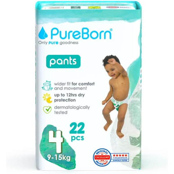 Pureborn Pull Ups Diaper #4 x 22
