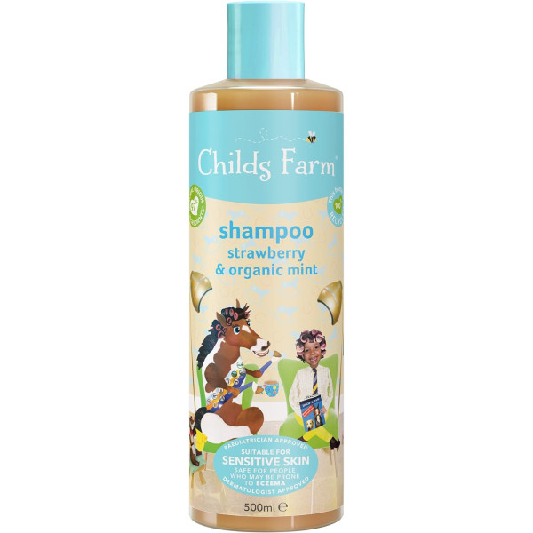 Childs Farm Shampoo 500ml - Strawberry & Organic Mint