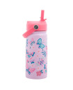 Stephen Joseph Insulated 14oz StainlessBottle w/ Handle 