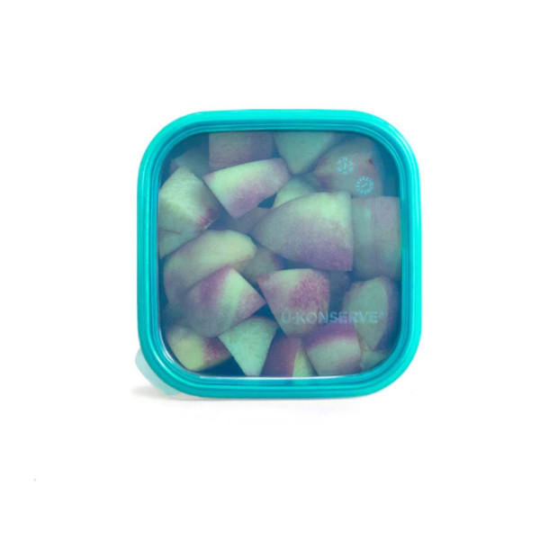 Ukonserve Silicone Lid For Square To-Go Small 15oz |Island Teal