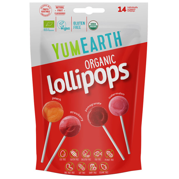 YumEarth Organic Fruit Pops 14pcs