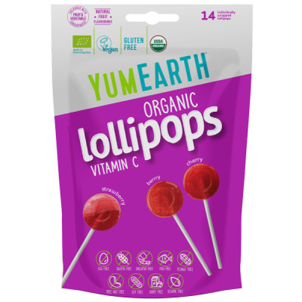 YumEarth Organic Vitamin C Lollipops