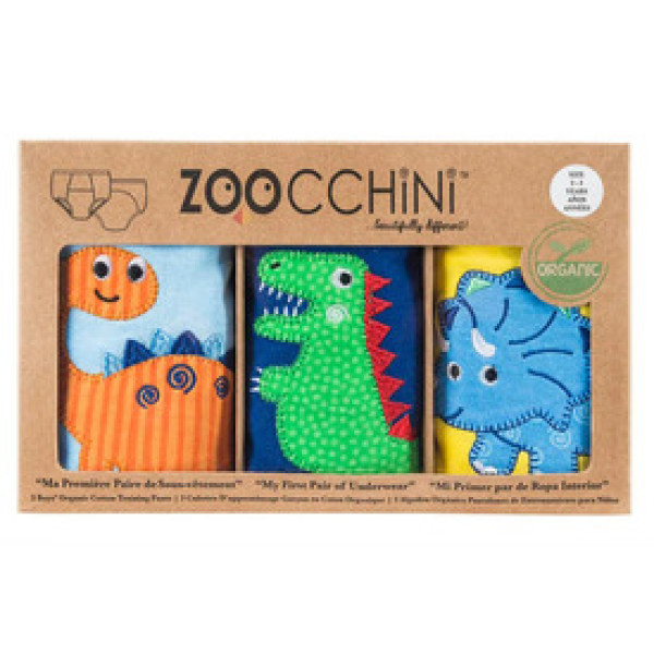 Zoocchini Organic Potty Traning Pants 3pcs Jurassic Pals