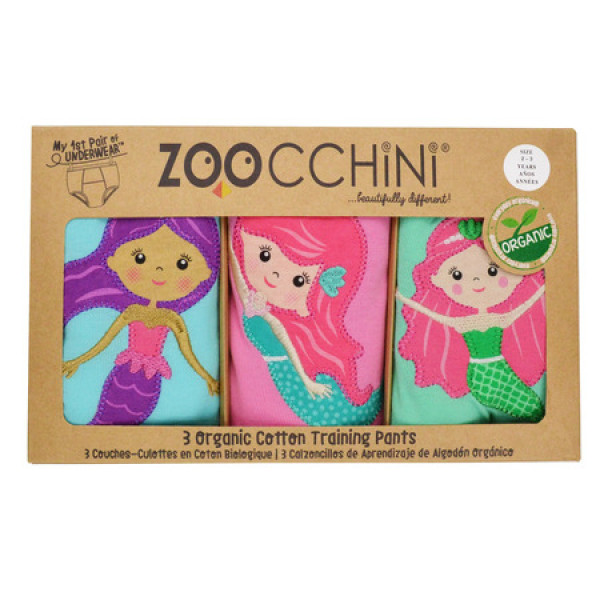 Zoocchini Organic Potty Traning Pants 3pcs Mermaid