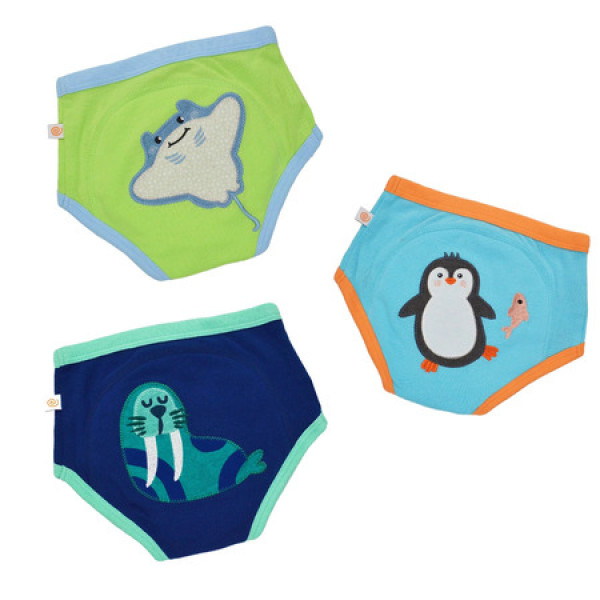 Zoocchini Organic Potty Traning Pants 3pcs Sea Crew